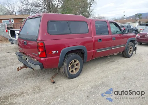 2005 Chevrolet Silverado 1500 Z71 из США, поврежденный, VIN 2GCEK13T551329512